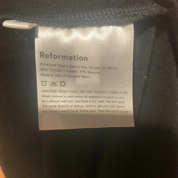 REFORMATION Rylan maxi skirt with slit - Picture 4 of 7